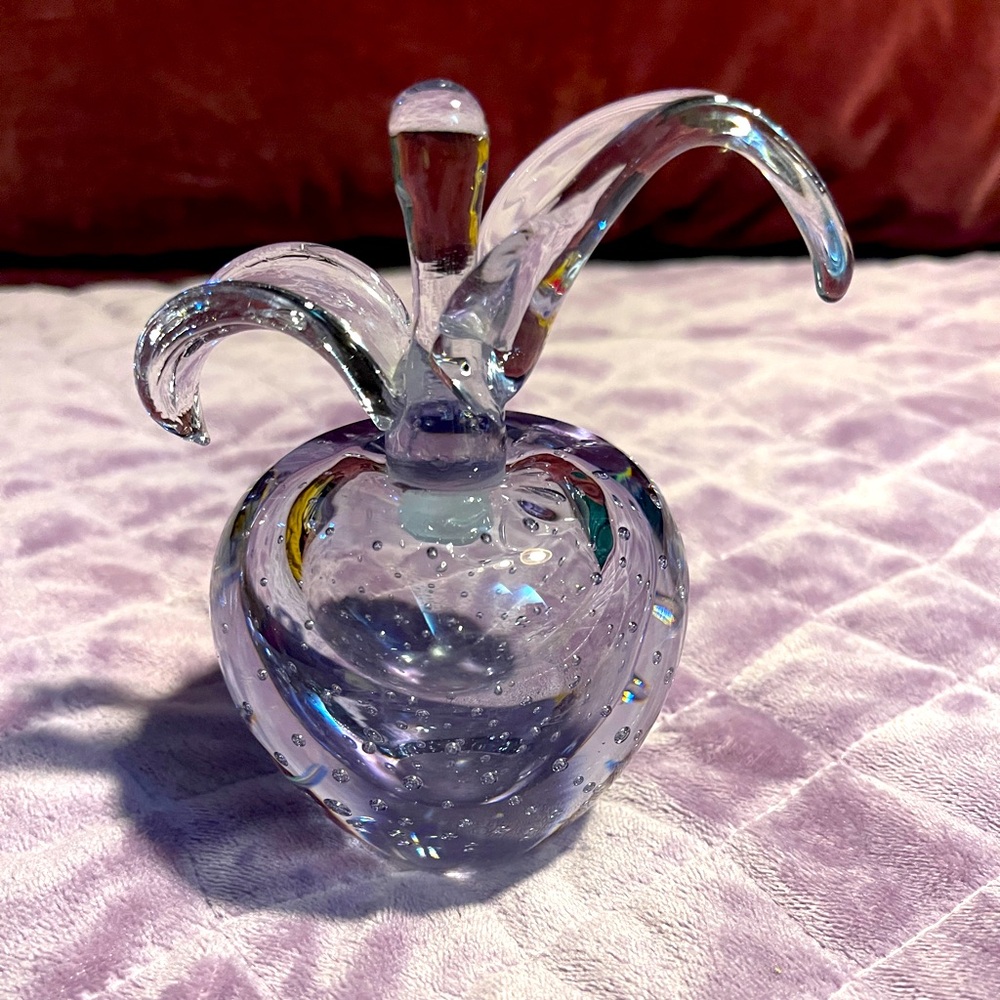 Vintage bullicante GLASS PERFUME BOTTLE